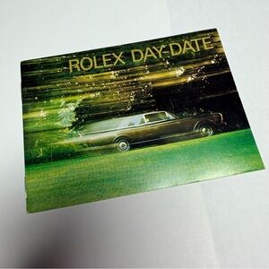 ROLEX Day-Date Booklet 1992 English